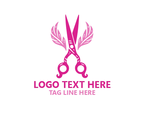 Signature Scissor Brand Identity Logo
