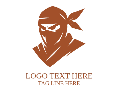 Silent Blade Ninja Mascot Logo