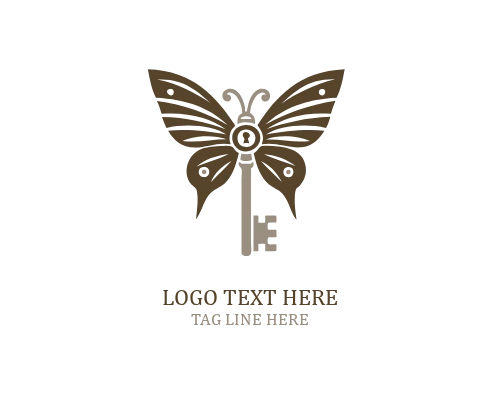 Silver Halo Wings Key Logo