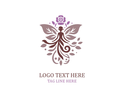 Silver Wings Fairy Logo
