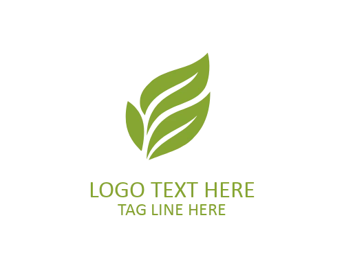 Simple Abstract Leaf Logo for Clean Branding, Eco Businesses, and Modern Identity
