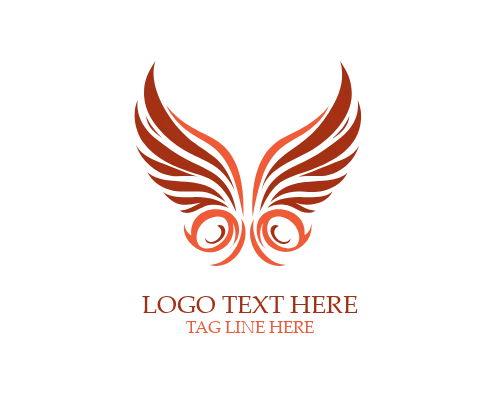 Simple Angel Wings Symbol