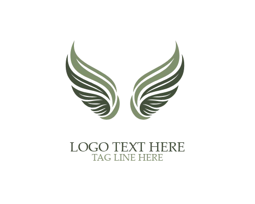Simple Angel Wings Symbol