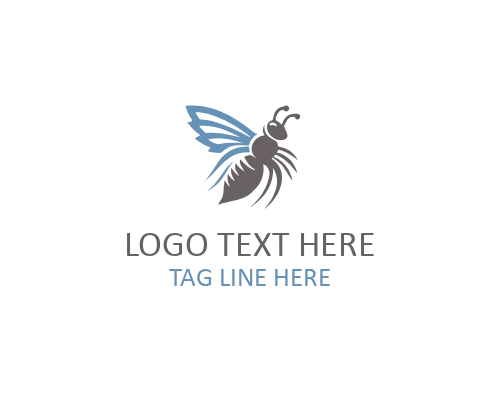 Simple Bee Line Art Icon