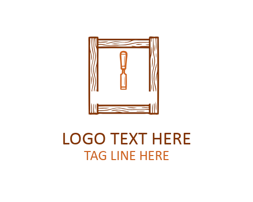 Simple Carpentry Logo for Clean Wood Brands and Minimal Identity