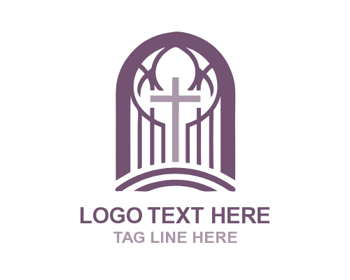 Simple Church Cross Logo