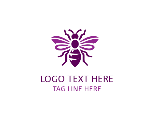 Simple Eco Bee Logo