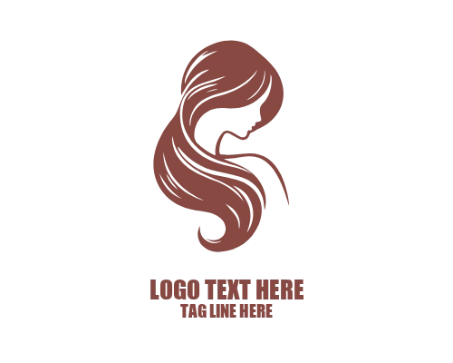 Simple Elegance Women Hair Logo