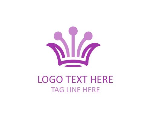 Simple Flat Crown Icon Logo for Clean Branding