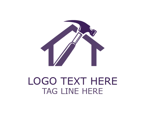 Simple Hammer House Logo