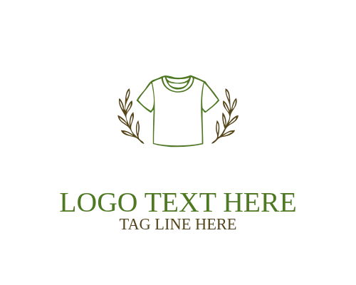 Simple Identity Linear Clothing Logo
