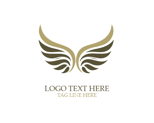  Simple Line Angel Wings