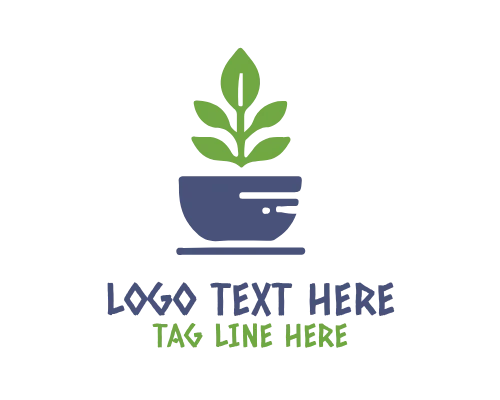 Simple Plant Pot Logo