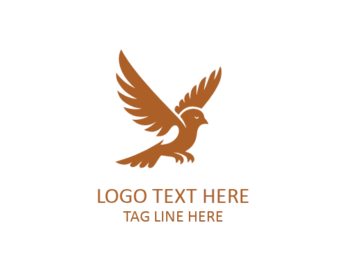Simple Sparrow Badge Icon