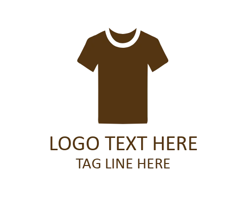 Simple T shirt Monogram Logo for Professional Branding