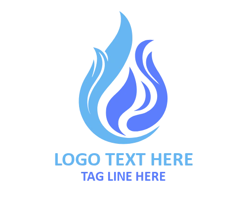Simple Water Drop Logo
