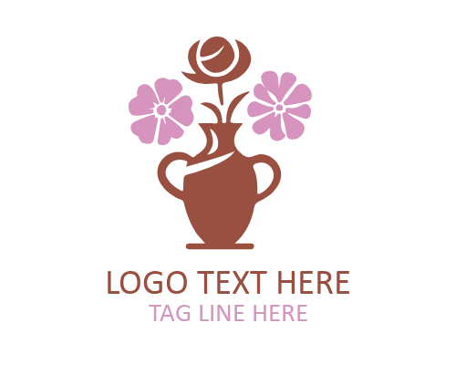 Single Flower Vase Logo