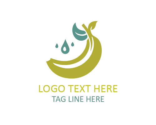 Single Line Banana Logo for Minimal Food Branding