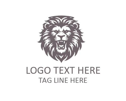 Sitting Lion Noble Logo