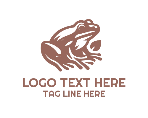 Sitting Tree Frog Logo