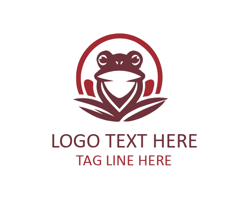 Skateboarding Frog  Logo