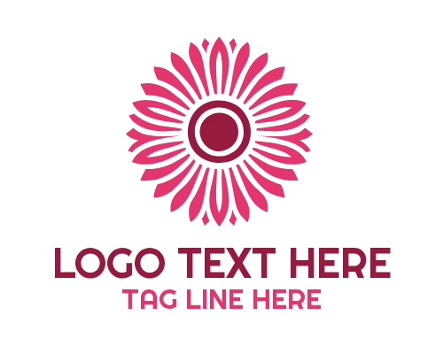 Sketch Sunflower Logo