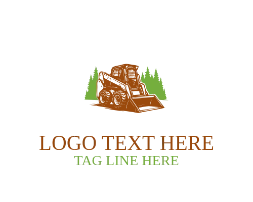 Skid Steer Worksite Logo