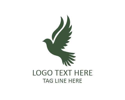  Sky Freedom Flying Bird Logo