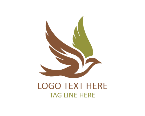 Sky Glide Flying Bird Freedom Logo
