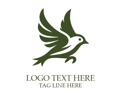 Sky Growth Bird Logo