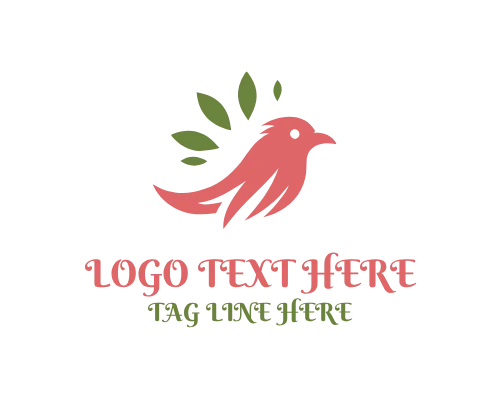 Sky Lark Bird Logo
