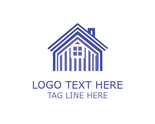 Skyline Abstract Roofing Logo for Urban Construction and Property Branding