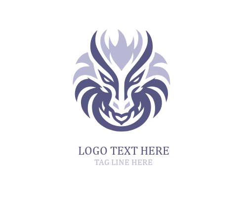 Skywing Dragon Mascot Logo
