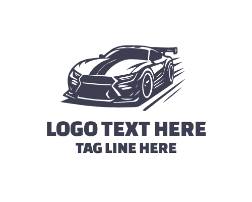 Sleek Car Outline Logo