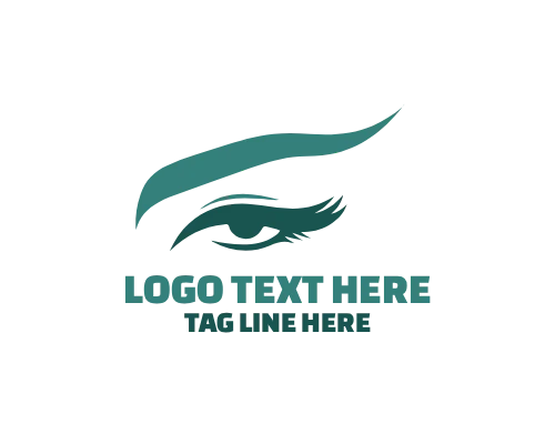 Sleek Eyebrow Design Logo
