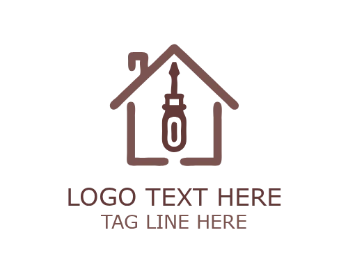 Sleek House Tool Logo