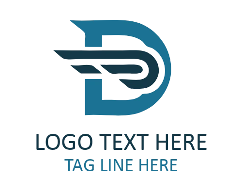 Sleek Letter D Logo for Professional Identity
