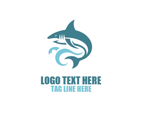 Sleek Predator Shark Logo