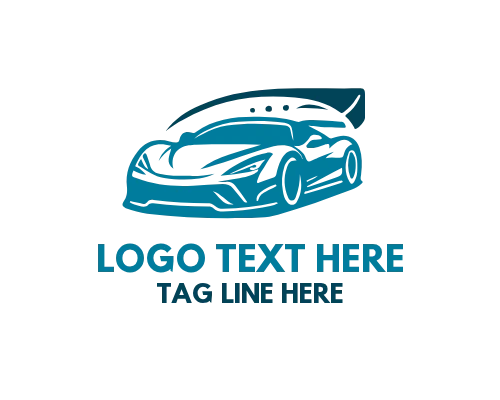 Sleek Sports Car Line Logo