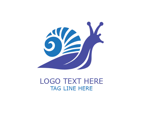 Slow Life Snail Logo for Mindfulness and Wellness Brands