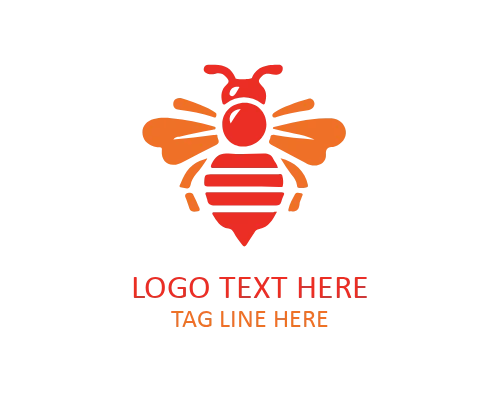 Smart Bee Tech Style Logo