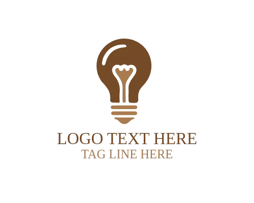 Smart Creative Idea Bulb Logo
