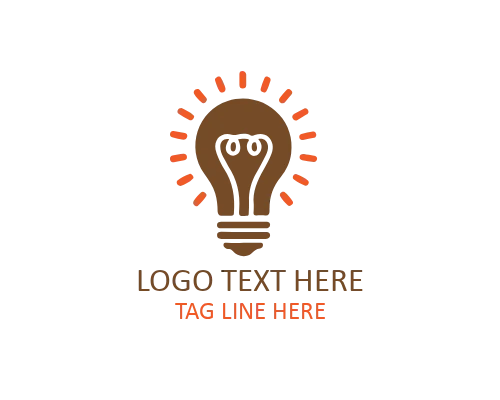Smart Idea Innovation Bulb Logo