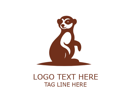 Smart Meerkat Logo for Tech, Startup, and Monitoring Brands