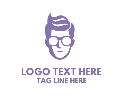 Smart Professional Eyeglass Man Logo