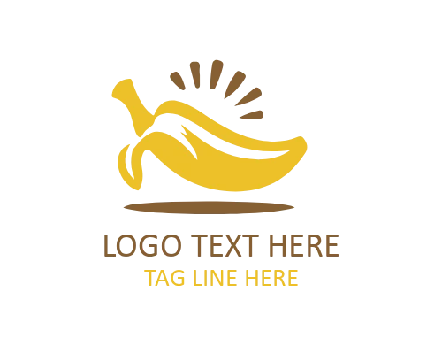 Smile Banana Logo for Friendly Food Branding