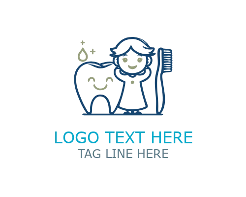 Smile Care Paediatric Dentistry Logo for Kids Dental Clinics