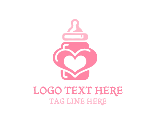 Smiling Baby Love Logo