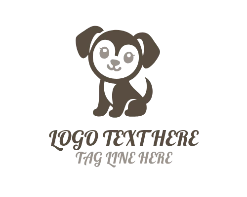 Smiling Baby Panda Logo
