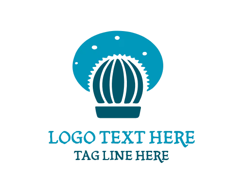  Smiling Cactus  Logo